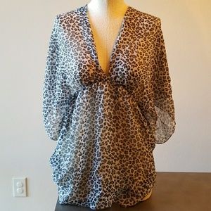 Kimono Leopard Print